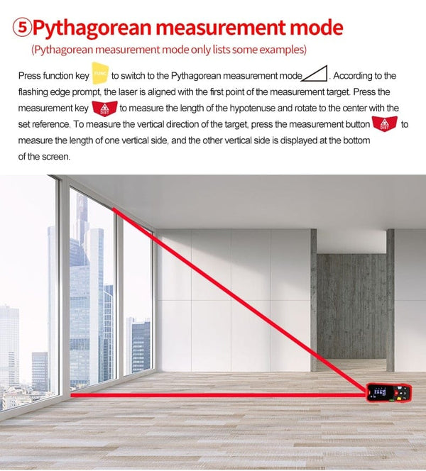 Planet Gates UNI-T Handheld Laser Rangefinder Distance Meter 40M 50M 60M 80M Medidor Laser Tape Build Measure Device Electronic Ruler