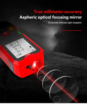 Planet Gates UNI-T Handheld Laser Rangefinder Distance Meter 40M 50M 60M 80M Medidor Laser Tape Build Measure Device Electronic Ruler