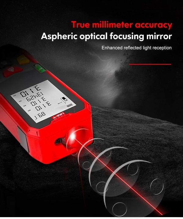 Planet Gates UNI-T Handheld Laser Rangefinder Distance Meter 40M 50M 60M 80M Medidor Laser Tape Build Measure Device Electronic Ruler