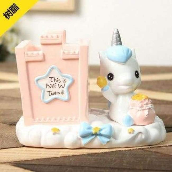 Planet Gates Unicorn 1 / China Cute Pen Holder Rabbit/Cactus/Unicorn Pencil Holder Kawaii Desk Accessories Office Stationery Desk Organizer