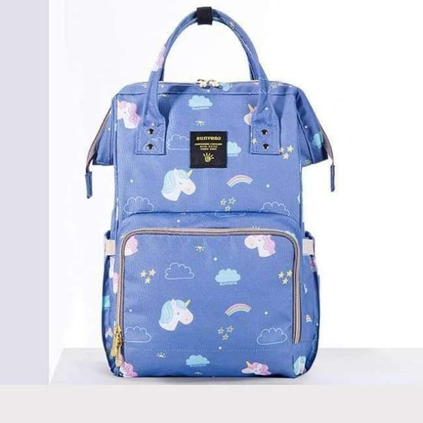 Planet Gates Unicorn blue / China Fashion  Maternity Diaper Bag Large Nursing Bag Travel Backpack Designer Stroller Baby Bag Baby Care Nappy Backpack