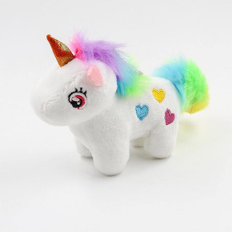 Unicorn Plush Toy Soft Stuffed Popular Cartoon Unicorn Doll Animal Horse Toy Small Pendant Toys For Children Girls