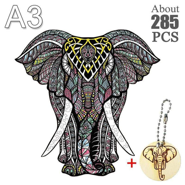 Planet Gates Unique Cock Wooden Animals Puzzle For Adults Kids Puzzles Toys DIY Educational Games Christmas Gifts With Original Box Collect