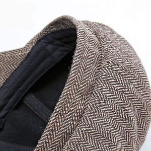 Planet Gates Unisex Autumn Winter Newsboy Caps Men And Women Warm Tweed Octagonal Hat For Male Detective Hats Retro Flat Caps chapeau