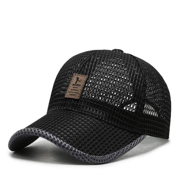 Planet Gates Unisex Men fishing Baseball Caps Women Breathable Mesh Snapback Hats Black Casual sport Hats Cap