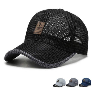 Planet Gates Unisex Men fishing Baseball Caps Women Breathable Mesh Snapback Hats Black Casual sport Hats Cap