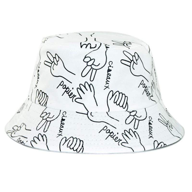 Planet Gates Unisex Pattern Cotton Bucket Hat Men Women Cotton Double-Sided Sun Cap Summer Panama Fashion Fold Sun Fishing Fisherman Hats