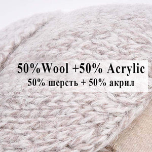 Planet Gates Unisex Plus Thick Male Fingerless Gloves Men Wool Winter Warm Exposed Finger Mittens Knitted Warm Flip Half Finger Glove