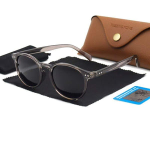 Planet Gates Unisex Ultralight TR90 Polarized Sunglasses Men Women Driving Round Pink Shades Vintage Sun Glasses Gafas De Sol