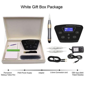 Planet Gates United Kingdom / BMX001Gift Package BMX HP100P300 Permanent Makeup Machine Rotary Tattoo Machine Pen For Eyebrow Eyeliner Lip PMU Machine Tattoo Kits
