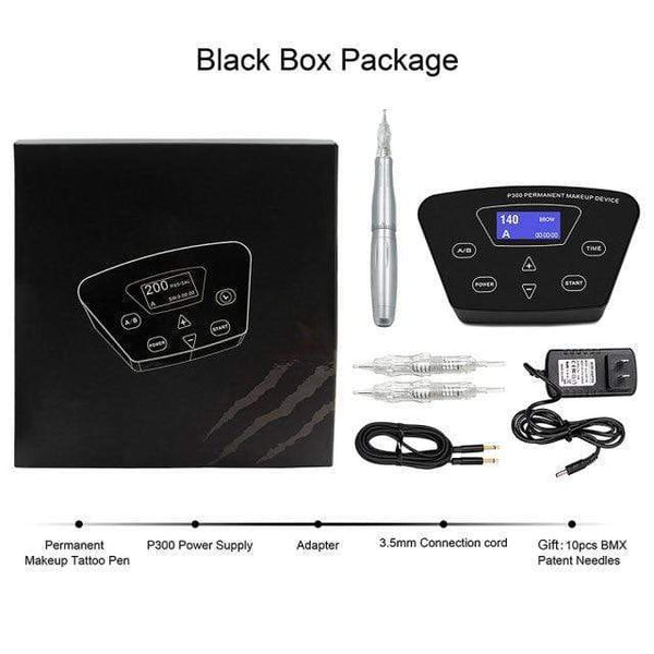 Planet Gates United Kingdom / P300 LW002 S Kits BMX Permanent Makeup Machine Dermografo Micropigmentacion Device PMU Machine for Eyebrow Lip Tattoo Pen Kit P300