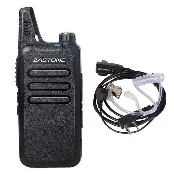 Planet Gates United States 1 / black radio cable Zastone X6 UHF 400-470MHz MINI Radio Handheld Two-Way Communication Equipment Portable Walkie Talkie With headset Cable ZT-X6