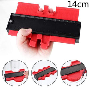 12/14/25/50cm Multi-functional Contour Profile Gauge Tiling Laminate Tiles Edge Shaping Wood Measure Ruler Tiles
