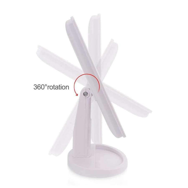 Planet Gates United States / 22 LED White LED Touch Screen Makeup Mirror Professional Vanity Mirror With 16/22 LED Lights Health Beauty Adjustable Countertop 180 Rotating