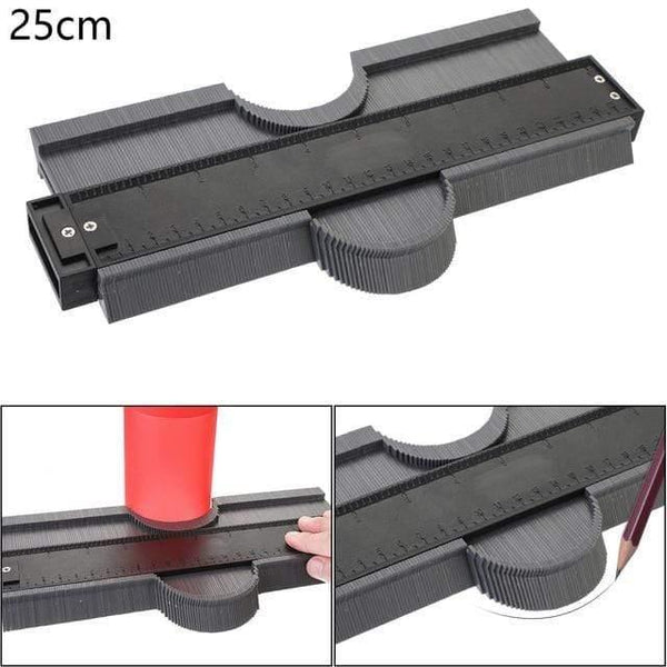 12/14/25/50cm Multi-functional Contour Profile Gauge Tiling Laminate Tiles Edge Shaping Wood Measure Ruler Tiles