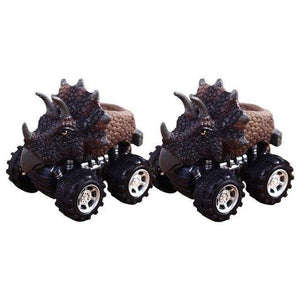 Planet Gates United States / 2PCS 2 Dinosaur Toys Clockwork Pull Back  Dino Model Animal Vehicles Truck Hobby Educational Mini Kids Toys For Boys