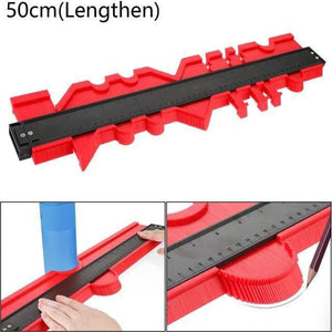 12/14/25/50cm Multi-functional Contour Profile Gauge Tiling Laminate Tiles Edge Shaping Wood Measure Ruler Tiles