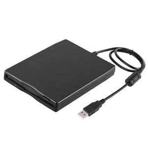 Planet Gates United States / Black 3.55 inch Floppy Drive Portable 3.5 inch USB Mobile Floppy Disk Drive 1.44MB External Diskette FDD for Laptop Notebook computer