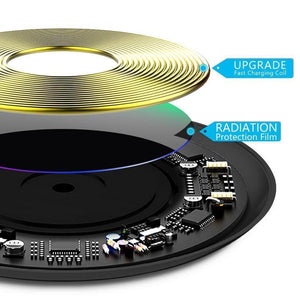 Planet Gates United States / EU Qi Wireless Charger Fast For iPhone 8 Plus X XR XS Max Wireless Charging Pad For Samsung S8 S9 Wireless Charger for Phone