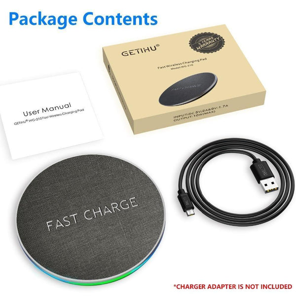 Planet Gates United States / EU Qi Wireless Charger Fast For iPhone 8 Plus X XR XS Max Wireless Charging Pad For Samsung S8 S9 Wireless Charger for Phone