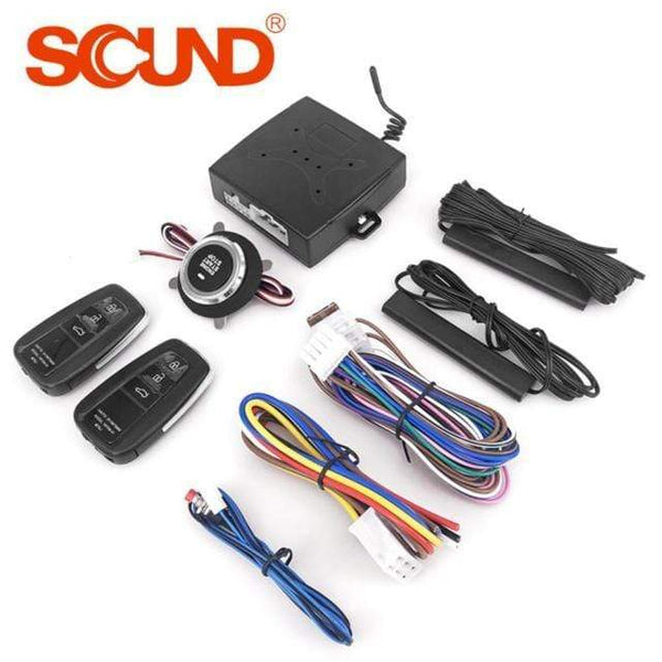 Planet Gates United States / For x5 12V Anti-theft Keyless Start System Remote Alarm System Alarm Keyless Entry Starter Auto Car SUV Start Button Car Accessories