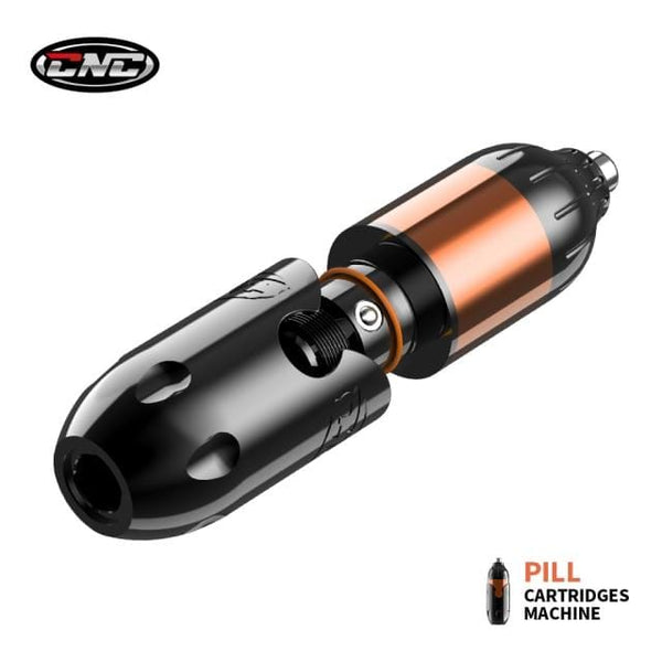 Planet Gates United States / Gold STIGMA CNC Tattoo Pen Short Rotary Tattoos Gun RCA Connector Coreless Motor Permanent Makeup Machine for Cartridge Needles Q3