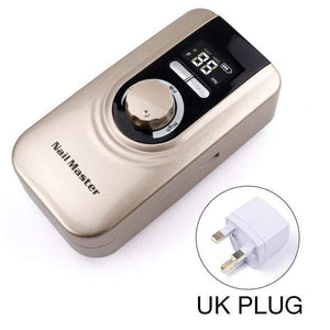 Planet Gates United States / Gold UK Plug 25W Multi-function 35000RPM Rechargeable Portable Strong Polishing Electric Nail Drill Machine Manicure Pedicure Set Nail Tools