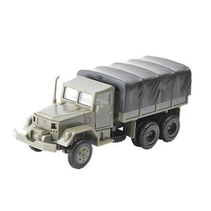 Planet Gates United States / gray 1:72 M35 Military Truck 4D Wheeled Armored Vehicle Rubber-free Assembly Model Military Toy Car Gifts
