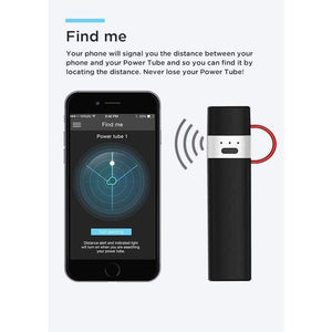 Planet Gates United States / Noble Black Power Bank Battery 3000mAh Smart APP Portable Mini Charger with MFI Lightning Cable for iPhone 6 6S 7 8 Plus iPod Apple