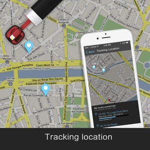 Planet Gates United States / Noble Black Power Bank Battery 3000mAh Smart APP Portable Mini Charger with MFI Lightning Cable for iPhone 6 6S 7 8 Plus iPod Apple