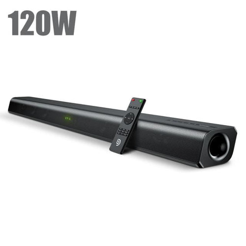 Planet Gates United States / Odine III / US Plug BOMAKER 100W TV Sound Bar Wired&Wireless Bluetooth Home 9 EQs/Deep Bass/CEC Remote/3D Surround SoundBar PC Theater TV Speaker