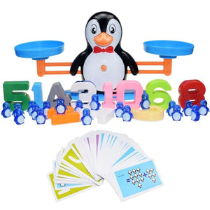 Planet Gates United States / penguin Montessori Math Toy Digital Monkey Balance Scale Educational Math Penguin Balancing Scale Number Board Game Kids Learning Toys