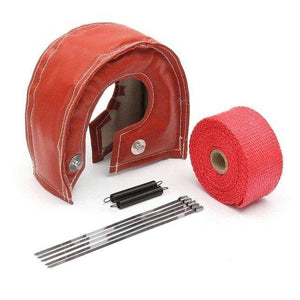 Planet Gates United States / Red Turbo Heat Shield Turbocharger Blanket Cover for T3 Turbo Housing Turbo Charger T2 T25 T28 GT28 GT30 GT35