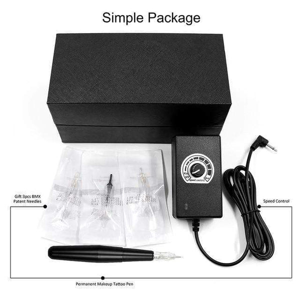Planet Gates United States / Simple E005 Biomaser Professional Tattoo Machine Rotary Pen For Permanent Makeup Eyebrow Lip Microblading DIY Machine Kit With Tattoo Needle
