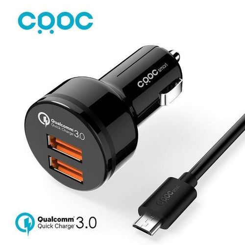 Planet Gates United States / Universal Car Charger Quick Charge 3.0 Fast QC3.0 USB Car Mobile Phone Charger for iPhone Xiaomi mi7 Samsung s8 as Aukey car-charger