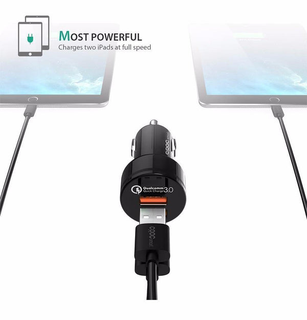 Planet Gates United States / Universal Car Charger Quick Charge 3.0 Fast QC3.0 USB Car Mobile Phone Charger for iPhone Xiaomi mi7 Samsung s8 as Aukey car-charger