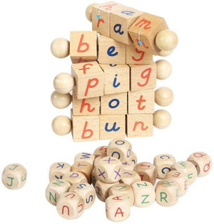 Planet Gates United States / WB05 English letters Robotime Montessori Educational Wooden Math Toys Multiplicatio Addition Table Board Game Preschool Learning for Kids Children