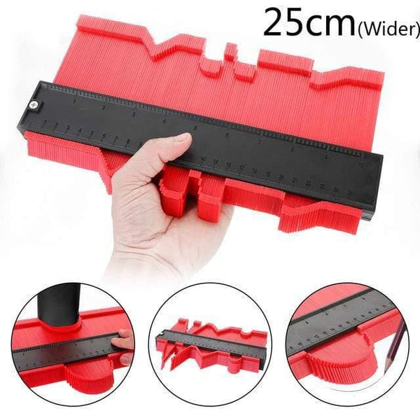 12/14/25/50cm Multi-functional Contour Profile Gauge Tiling Laminate Tiles Edge Shaping Wood Measure Ruler Tiles