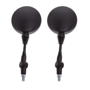 Planet Gates Universal 1 Pair Folding Motorcycle Side Rearview Mirror 10mm For Yamaha Honda High Quality