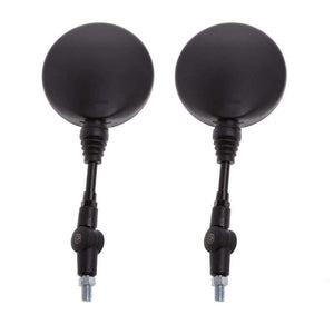 Planet Gates Universal 1 Pair Folding Motorcycle Side Rearview Mirror 10mm For Yamaha Honda High Quality