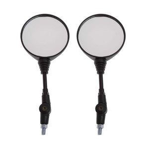 Planet Gates Universal 1 Pair Folding Motorcycle Side Rearview Mirror 10mm For Yamaha Honda High Quality