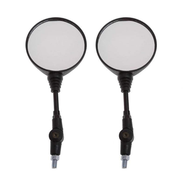 Planet Gates Universal 1 Pair Folding Motorcycle Side Rearview Mirror 10mm For Yamaha Honda High Quality