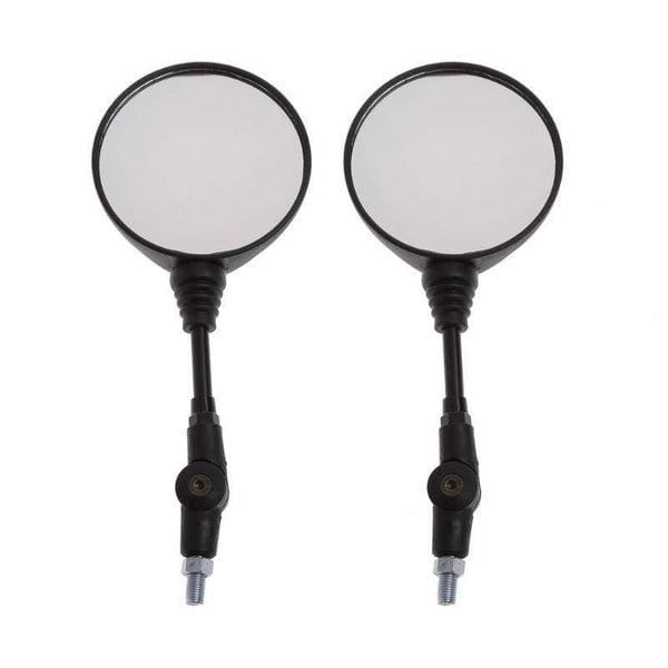 Planet Gates Universal 1 Pair Folding Motorcycle Side Rearview Mirror 10mm For Yamaha Honda High Quality