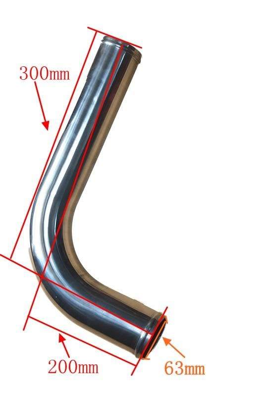 Planet Gates Universal 2.5inch Aluminum Tube 51/57/63/76mm Air Intake Pipe for Racing Car Intercooler Air Intake 0/45/90/180 Degrees L S Type