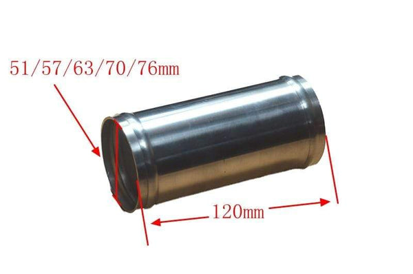 Planet Gates Universal 2.5inch Aluminum Tube 51/57/63/76mm Air Intake Pipe for Racing Car Intercooler Air Intake 0/45/90/180 Degrees L S Type