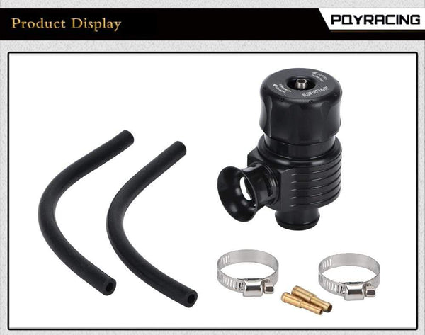 Planet Gates Universal 25mm Turbo Diverter Dump  1.8T Blow Off Valve With Horn for AUDI A3 S3 A4 A6 A8 S4 TT 1.8 20v TURBO PQY5743BK
