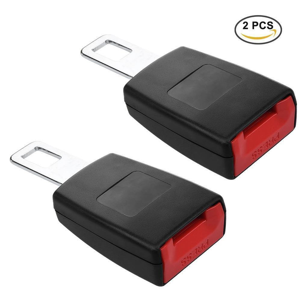 Planet Gates Universal 2pcs Auto Car Seat Belt Socket Extender Metal Seat Belt Tongue Buckles Clip Rigid Car Safety Seat belt Tongue