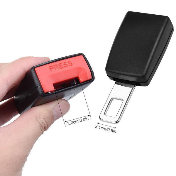 Planet Gates Universal 2pcs Auto Car Seat Belt Socket Extender Metal Seat Belt Tongue Buckles Clip Rigid Car Safety Seat belt Tongue