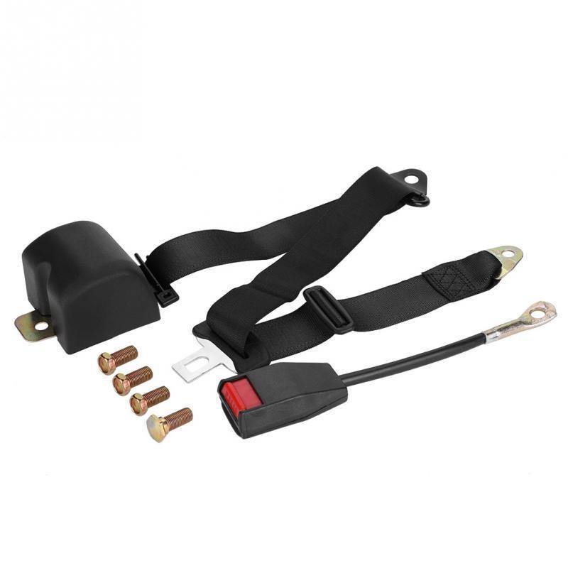 Planet Gates Universal 3 Point Retractable Car Seat Belt Bolt Extension Safety Strap BuckleFor car loaded truck bus buses large trailer