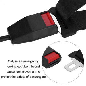 Planet Gates Universal 3 Point Retractable Car Seat Belt Bolt Extension Safety Strap BuckleFor car loaded truck bus buses large trailer